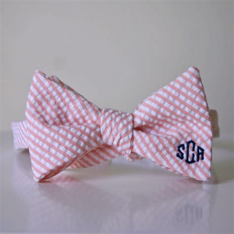 monogrammed bow ties